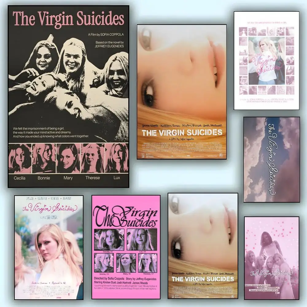 Movies T-The Virgin Suicides Poster Modern Aesthetic Wall Art Print Minimalist Poster Bedroom Living Room Home Decor Gift