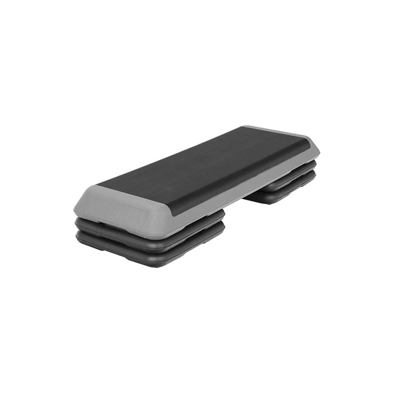 

18.9\" Adjustable Height Workout Stepper ABS Material Aerobic Exercise Step Platform with 2 Risers for Home Gym 1