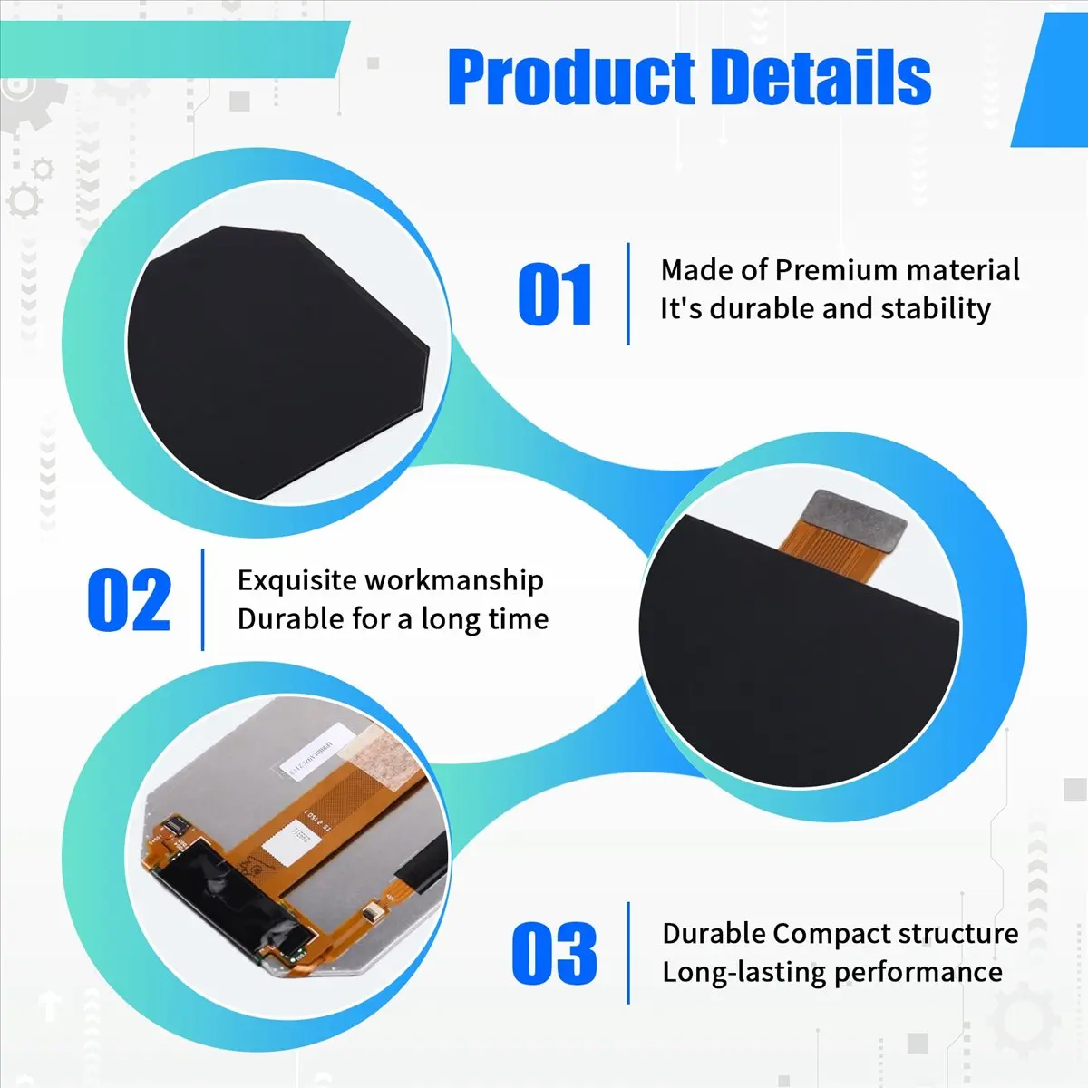 Active Phase New for Meta Quest 3S VR Headset LCD Screen Panel Replacement for Quest 3S Console LCD Display Panel Repair Parts