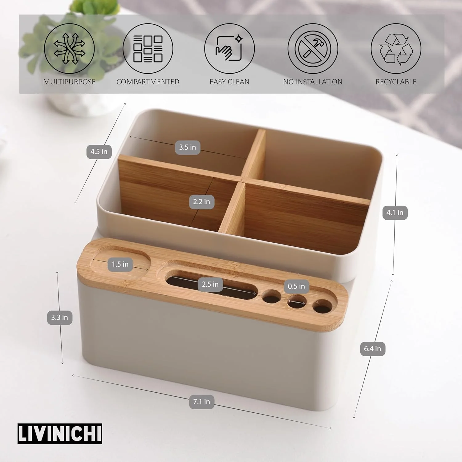 Desktop - Kleine tafelorganizer Esthetisch bureau Moderne pennenhouder