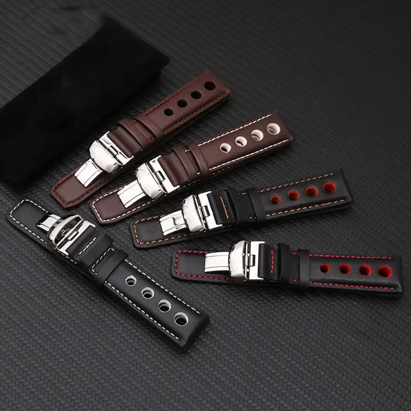 Браслет из натуральной кожи для tissot 1853, спортивный ремешок для часов Racing PRS516 T91 1853, верхний слой из воловьей кожи, ремешок Шопина 20 мм, аксессуары
