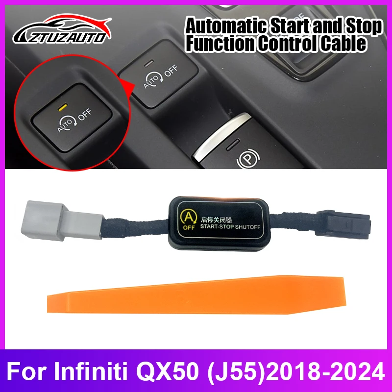 For Infiniti QX50 (J55) 2018-2024 Car Auto Start & Stop Canceller Automatic Start Engine Eliminator Device Plug Disable Cable