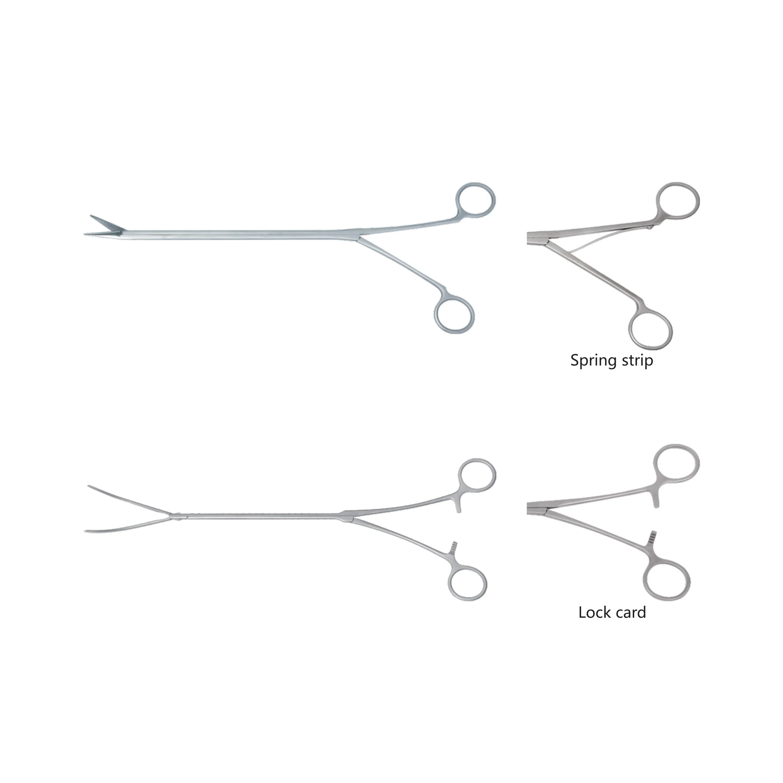 Manual Double Joints Thoracic Forceps for Thoracoscopy Surgery Surgical Instruments