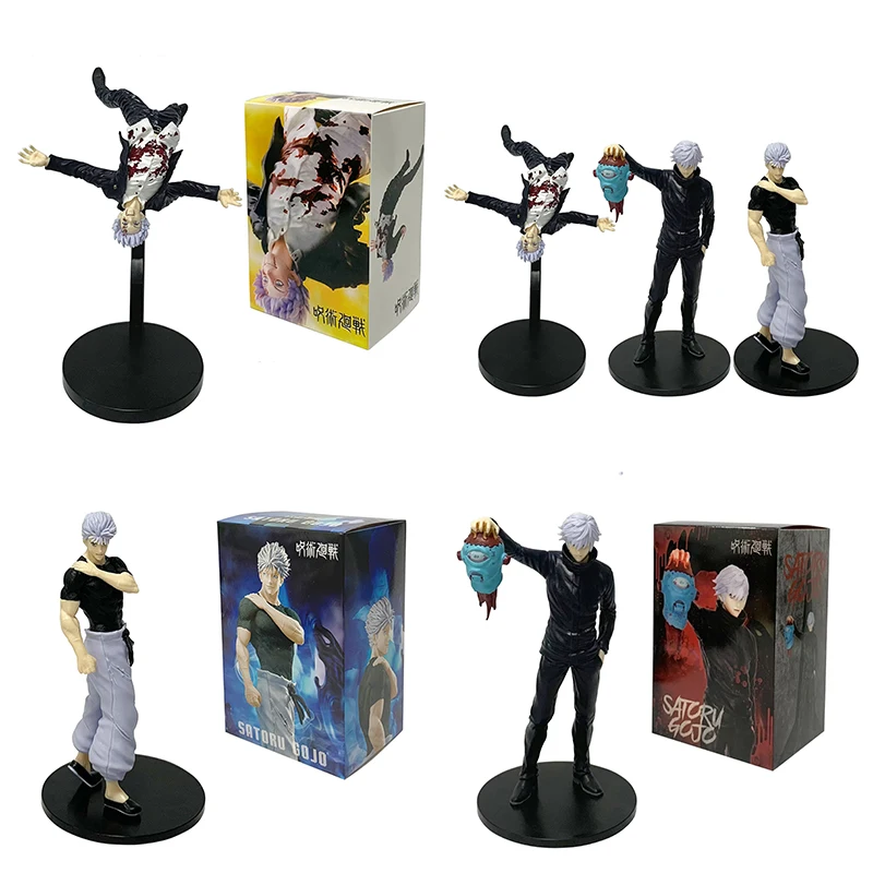 

Anime Jujutsu Kaisen Action Figures Gk Battle Damage Satoru Gojo Figure PVC Toys Model Collection Decor Dolls Gift
