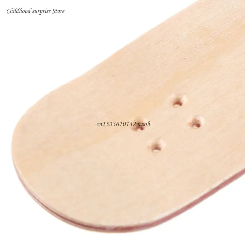 Esdoornhout Pad voor Mini Skateboard Vinger Speelgoed Toets DIY Kits Accessoire Dropship