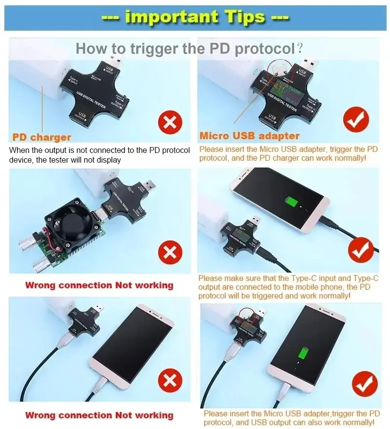 Type-C USB Tester DC Cyfrowy woltomierz Amperimetor Miernik Napięcia Amperomierz Detektor Wskaźnik ładowarki Power Bank