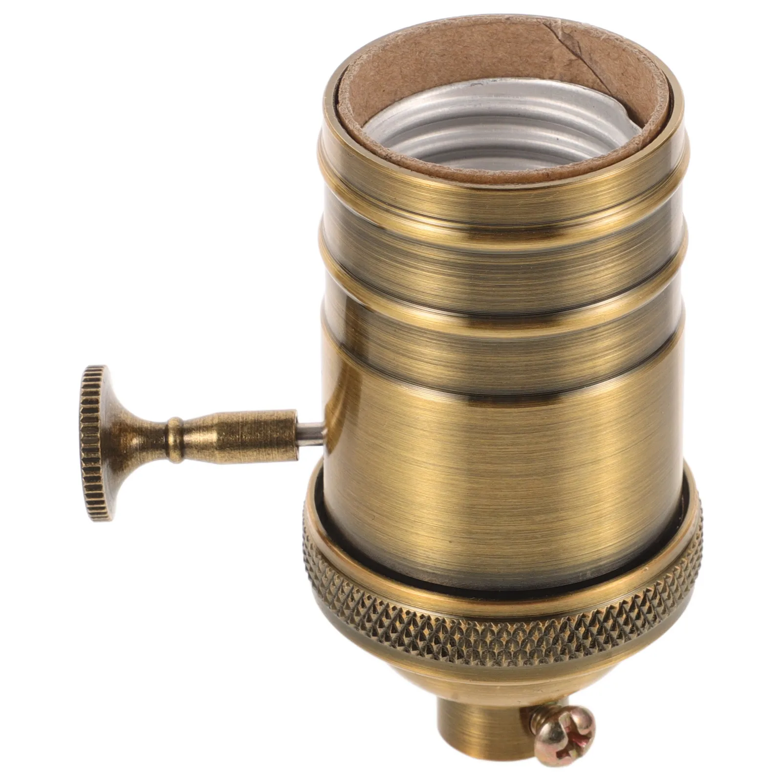 

Vintage Lamp Socket E27/E26 Metal Bulb Holder For Ceiling Light Fixture Retro Lamp Accessories Socket Replacement