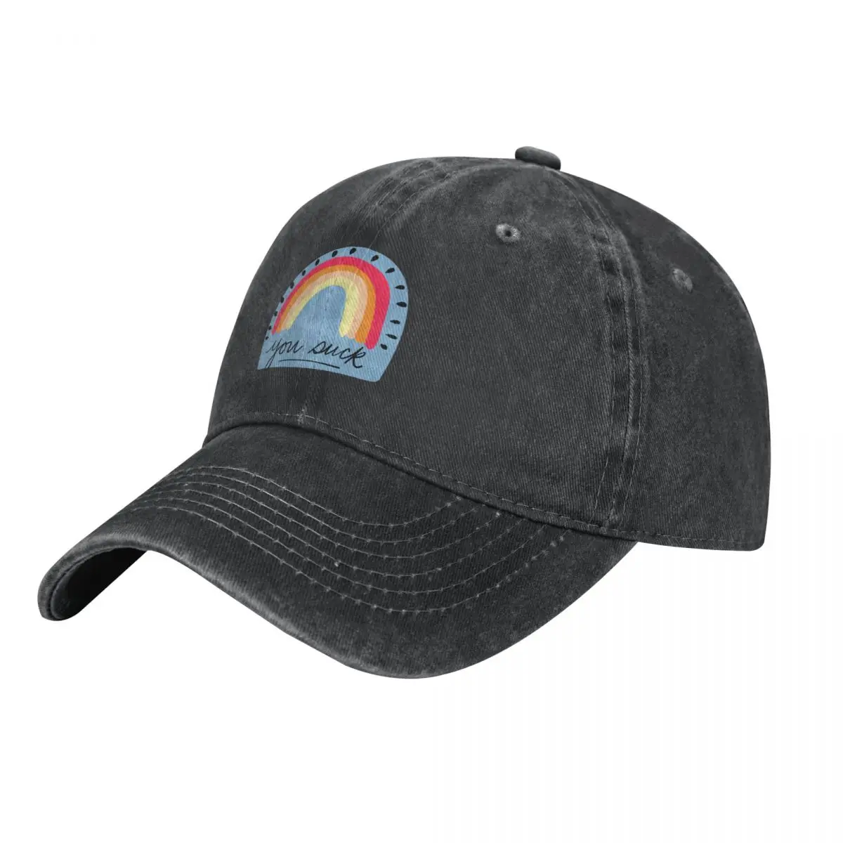 

You suck rainbow Cowboy Hat Sunhat Horse Hat Women Beach Fashion Men's