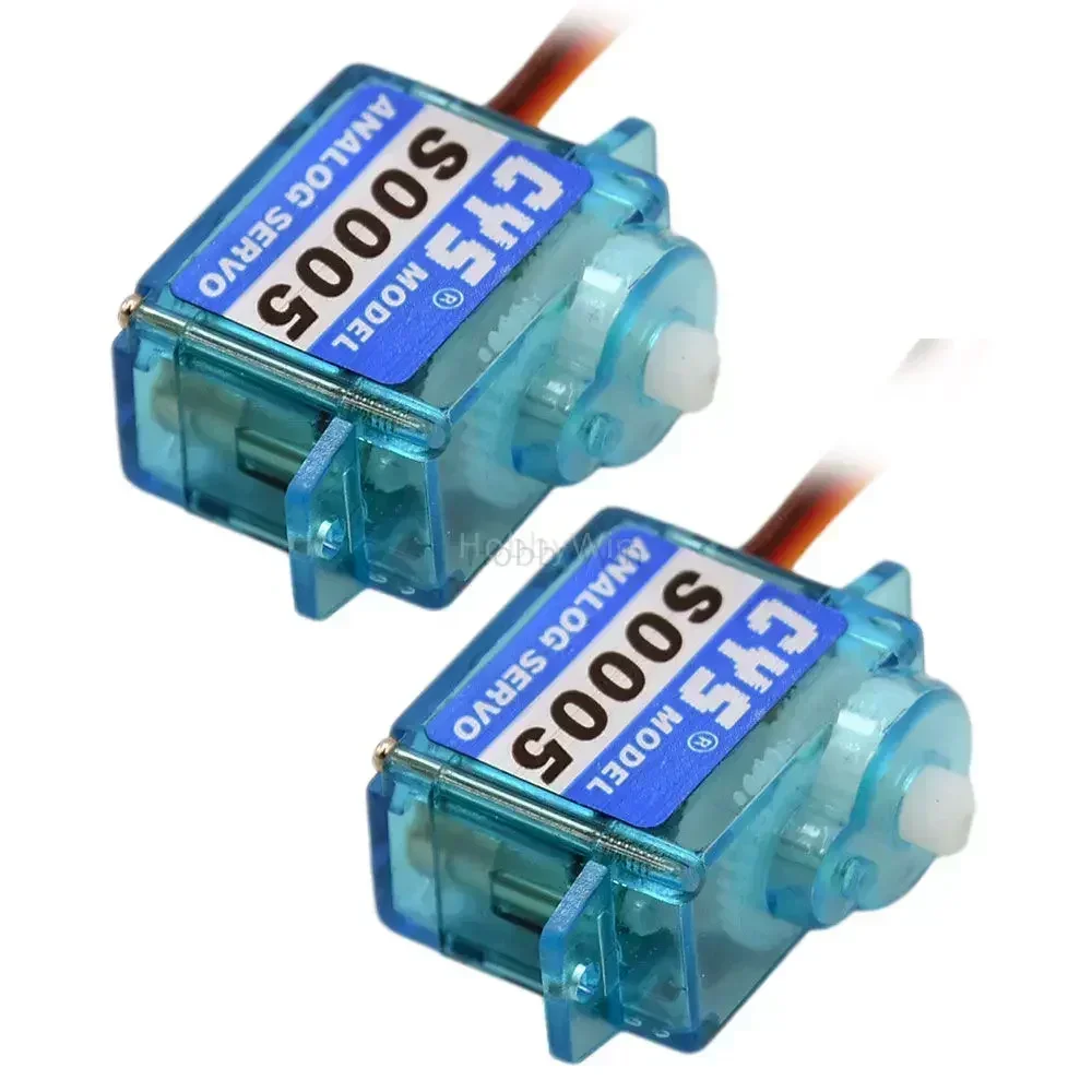 2pcs CYS S0005B 5-wire Plastic Gear 5g Analog Servo Micro Size for RC Buggy Car Truck Truggy