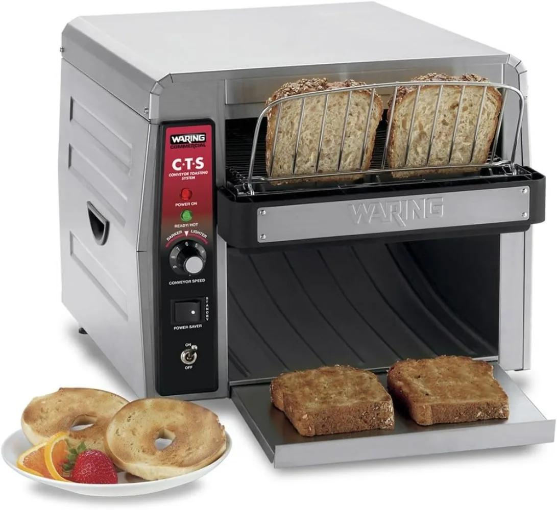 

Waring Commercial CTS1000 Coneyer Toaster, 450 Slices per hour, 120V, 1800W, 5-15 Phase Plug