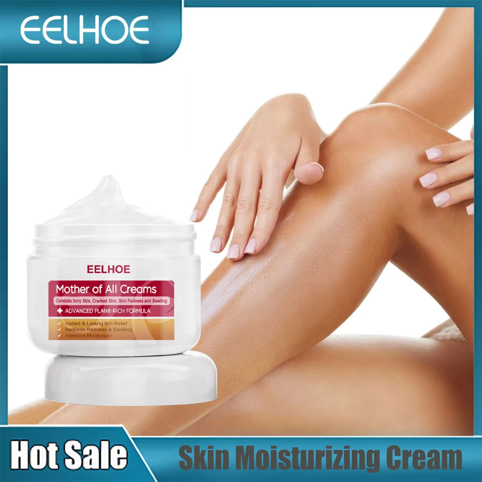 

EELHOE Anti Itch Cream Skin Nourishing Cracked Heels Moisturizers Anti-Aging Dry Skin Care Anti Cracking Skin Repair Cream 50g