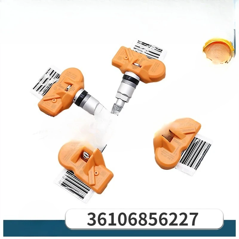 4 قطعة ل BMW 128I 328I 528I 550I 650I 740I M6 X3 Z4 استشعار ضغط الإطارات رصد الاستشعار 433MHz 36106856227 #1