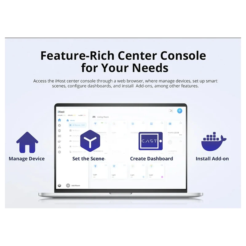 Умный домашний концентратор Ewelink ihostaibridge Zigbee 3,0, сетевой частный локальный сервер для устройств Wi-Fi LAN, открытый API(2 ГБ), долговечный
