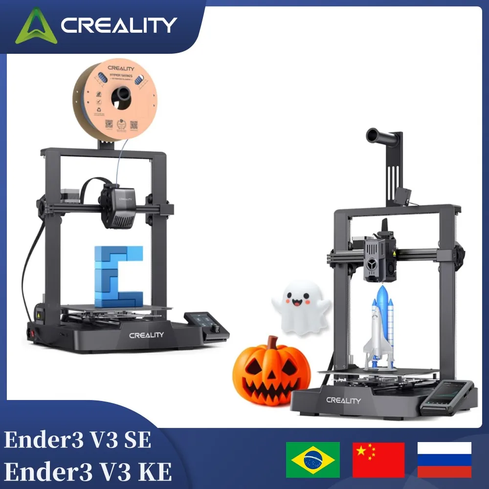 CREALITY Ender-3V3 SE 3D Printer 250mm/S Faster Printing Speed Sprite Direct Extrusion  Auto Leveling Dual Z-Axis IU Display