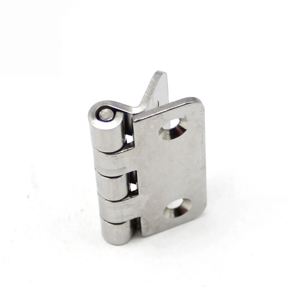 2 قطعة مفصلات من الفولاذ المقاوم للصدأ 160 درجة سميكة مربع الباب المفصلي ل إغلاق صامت شقة الثقيلة خزانة باب الخشب فندق المنزل #1