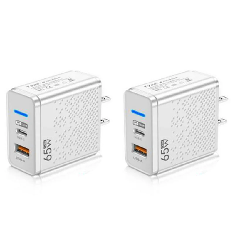 -ABGQ 65W USB C Charger PD Type C Fast Charging Support Universal Mobile Phone/Tablet Digital Products US Plug