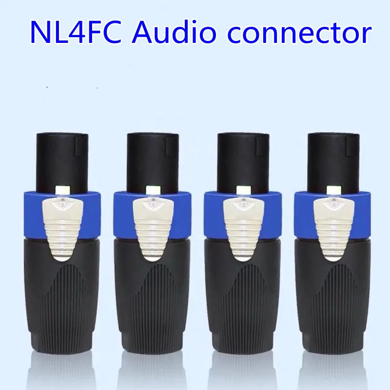 NL4FC Core Audio Plug Socket 4FC Speaker connettore senza saldatura presa per amplificatore di potenza XLR