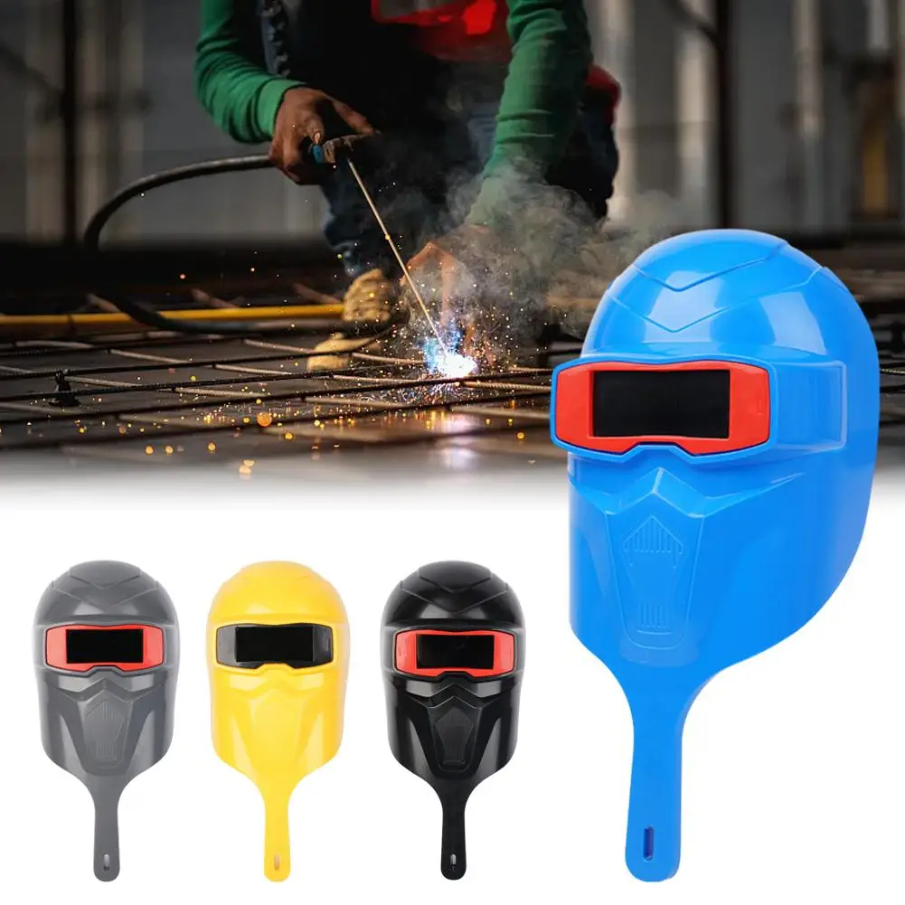 

Handheld Plastic Welding Protective Face Welder Thicken Reusable Tool Face Safety Handheld U7y1