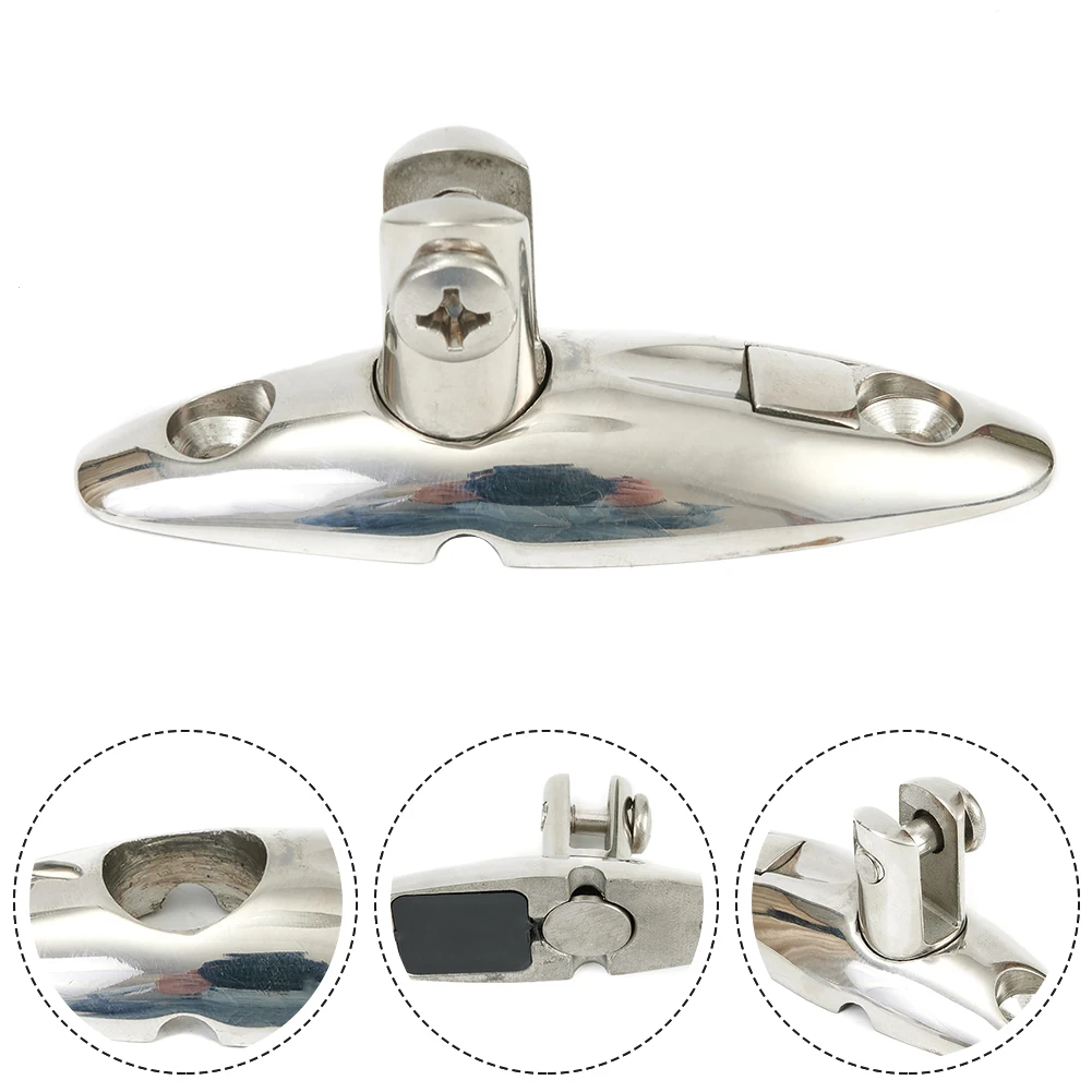 Newest T316 Stainless Steel Quick RELEASE Deck Hinge Mount Bimini Top Marine Hardware Hinge Mount