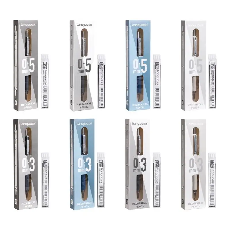 31BA Textured Grip Metal Mechanical Pencil for Study Pages and Sketching