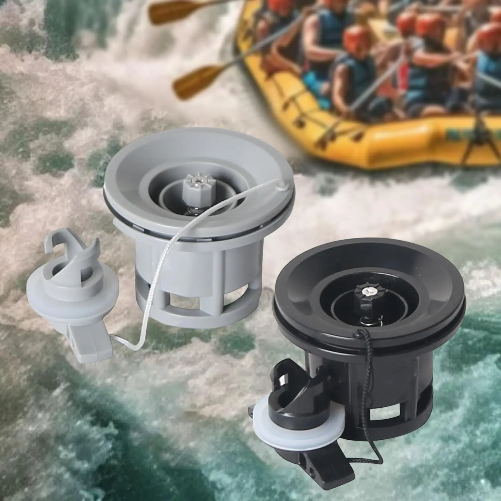 

Inflatable Boat Air Plug Waterproof Quick Install Air Valve Replacement Part for Kayak Surfboard Raft Repair