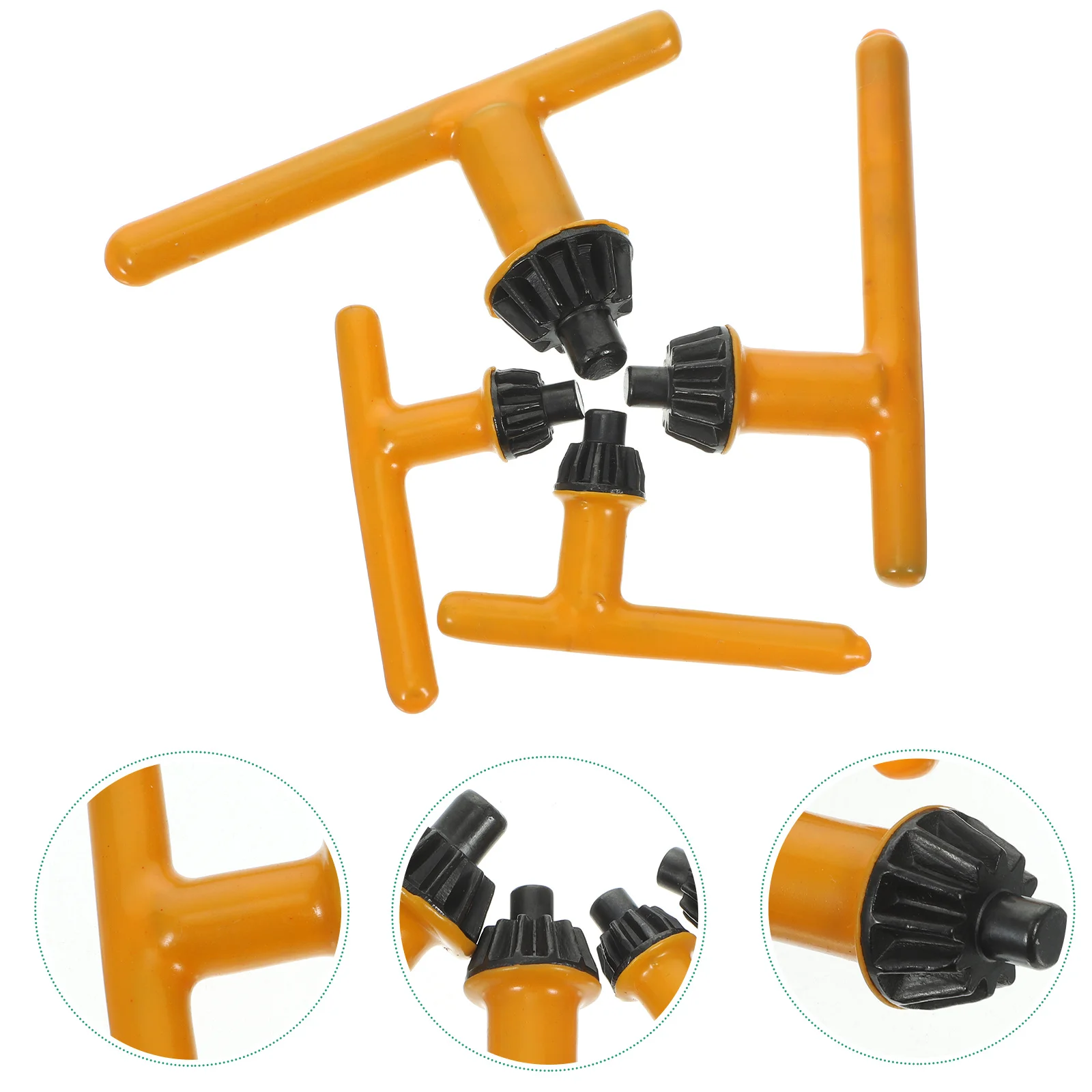 

4Pcs Drill Chuck Key Replacement Clamping Tool Assortment Handle for Electric Drill Press High Precision Wrench