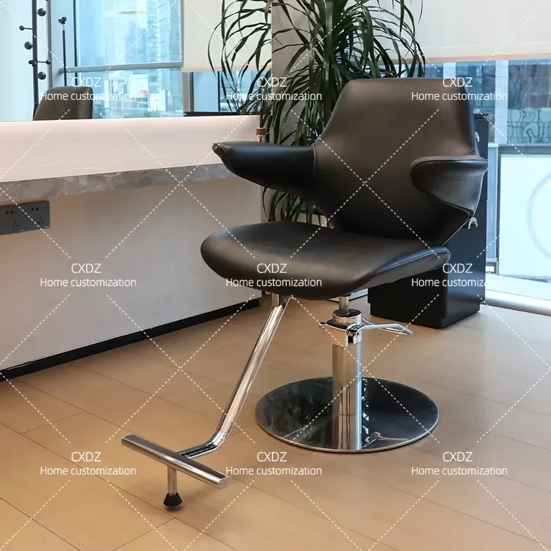 Guangzhou genuine high-end barber shop chair hair salon lifting and cutting chair beauty salon perm and dyeing chair