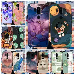 For LG G7 ThinQ Case G710EM LM-G710N Stylish Painted Back Cover 6.1'' Soft Silicone Phone Case For LG G7 ThinQ Fundas Shockproof