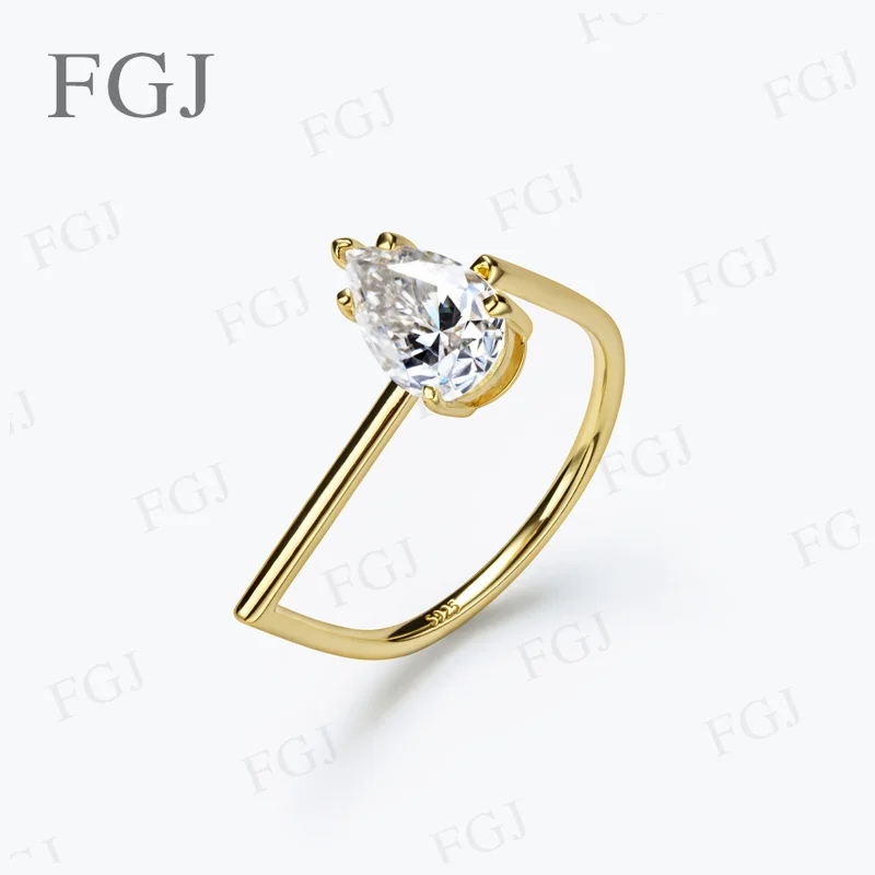 S925 Sterling Silber Unregelmäßiger Stapelbarer Ring Multi-Edelstein Moissanit Paraiba Saphir Mehrschichtiges Band Damen Feiner Schmuck – Detail 9