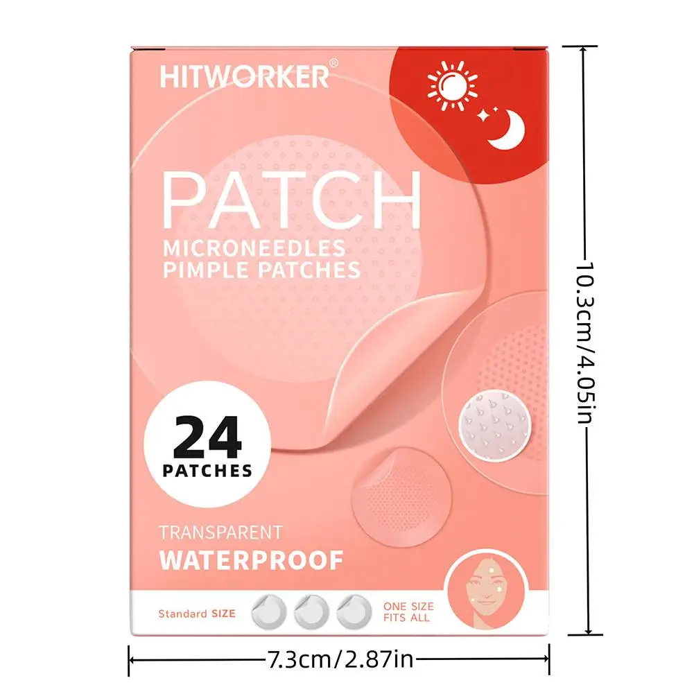 Microneedle Acne Patch Acne Removal Waterproof Smooth Breathable Gentle Cover Patches Tool Acne Invisible Concealer Makeup