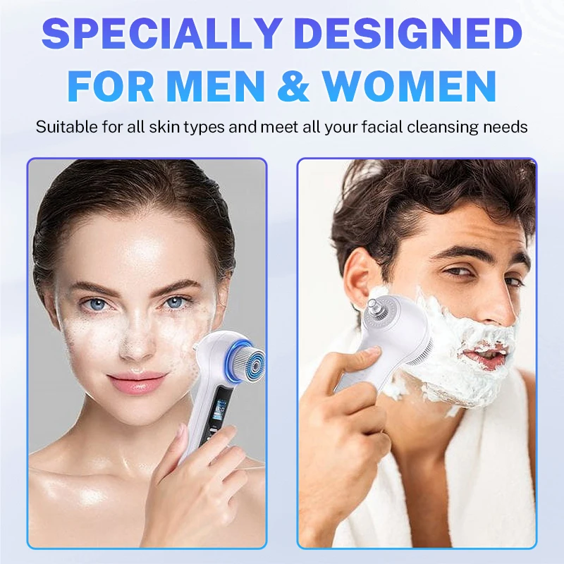 Electric Cleansing Brush facial cleansing brush manual massage facial soft bristles exfoliator Face Beauty Skin Care Waterproof 3