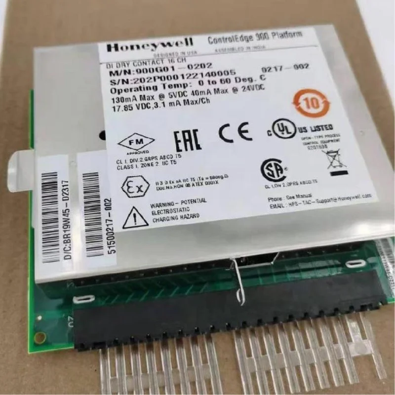 original Honeywell ControlEdge HC900 IO Modules Control System 900U02 U01SP1 K01 CP1 PLC Module/Rack