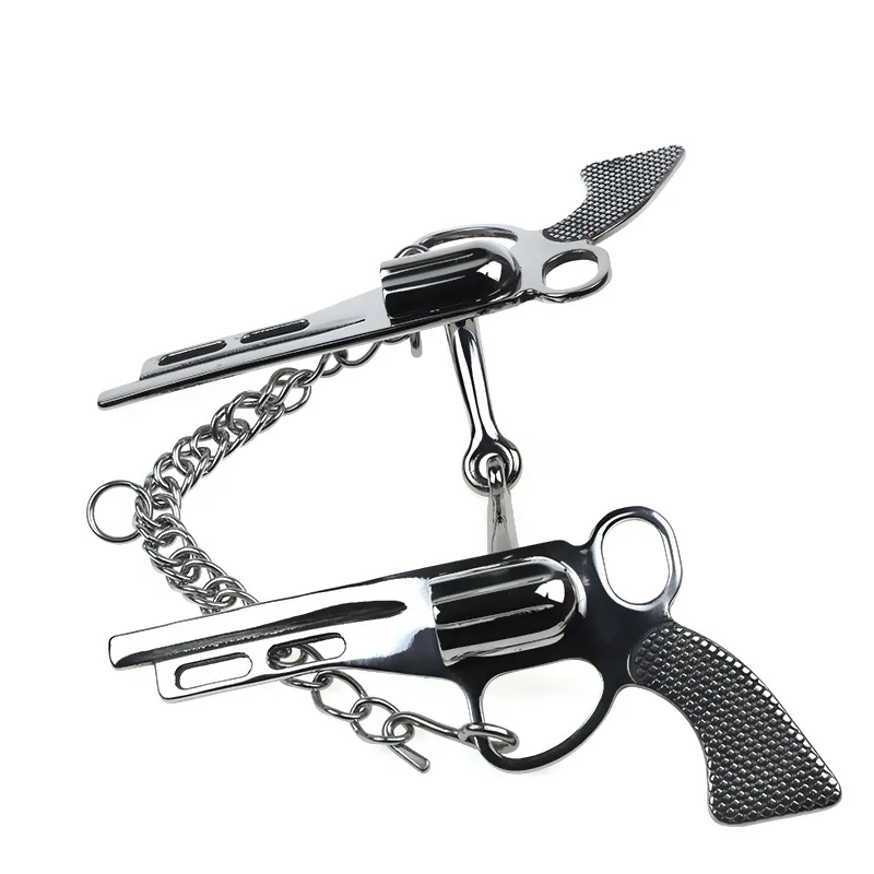 Stainless steel horse mouth hat does not rust and does not take off, belt hook chain horse mouth length 125 mm