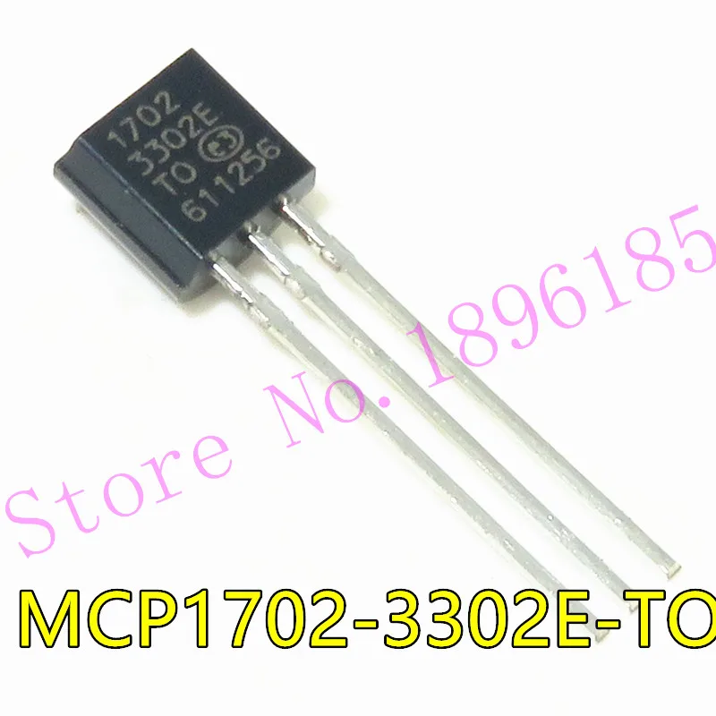 1PCS/lot MCP1702-3302E/TO MCP1702-3302E 1702-3302E/TO 1702 3302E TO92