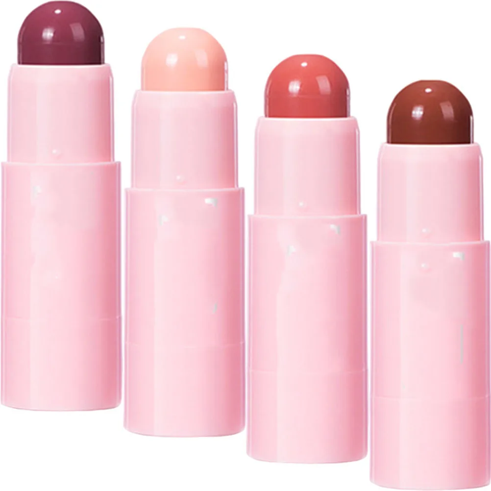 ชุดลิปสติก 4 ชิ้น ลิปบาล์มเนื้อแมทสำหรับผู้หญิง สีสันสดใส ชุ่มชื้น ติดทนนาน แต่งหน้าสวยหรู ใช้ได้ทุกวัน สีไล่ระดับ สไตล์เกาหลี