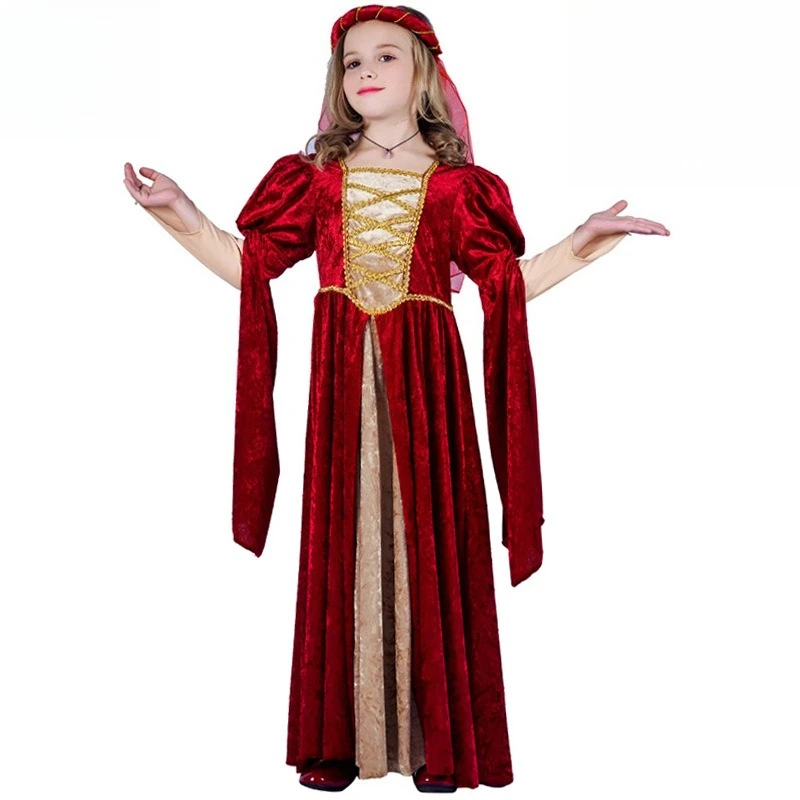 

Medieval European And Chinese Princess Dress Halloween Renaissance Cosplay Role-playing Stage Performance Costume