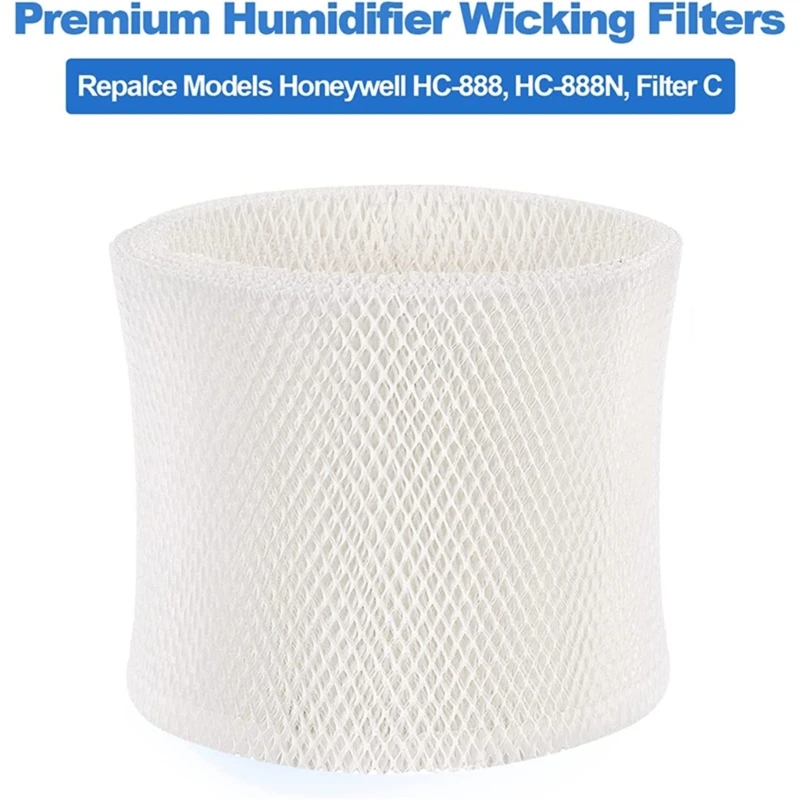 Paquete 2 filtros repuesto para humidificador niebla fría, duraderos, compatibles con HC-888, previenen en