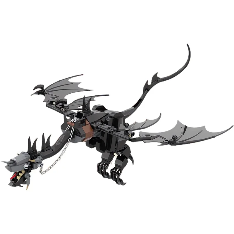 

MOC The Fell Beast Movie Series Rings Model Bricks Beast Building Block Creative DIY Assembly Collection Toys Gift