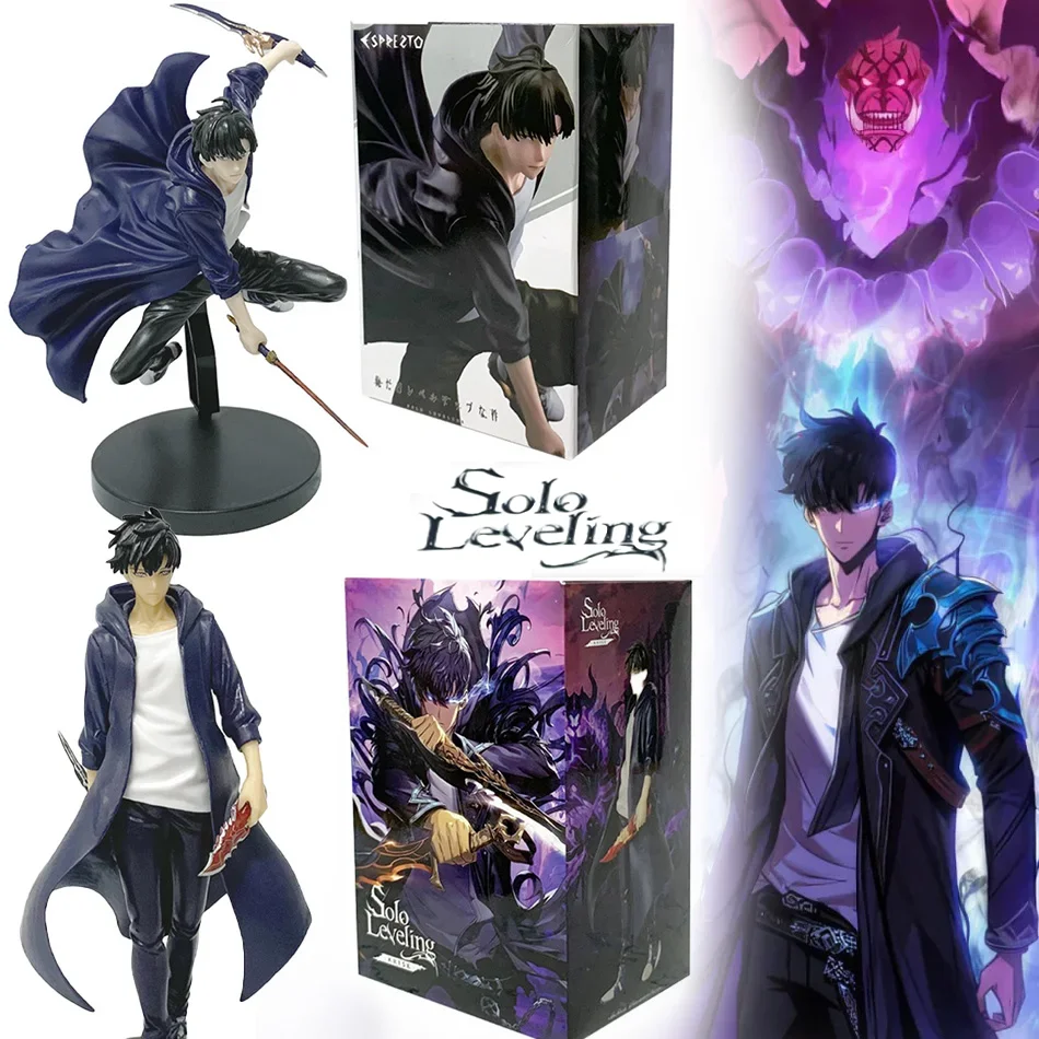 

In Stock Solo Leveling (Anime Version) Figure -Sung Jinwoo Action Figure 21cm PVC Collect Model Figure Display Anime Merchandise
