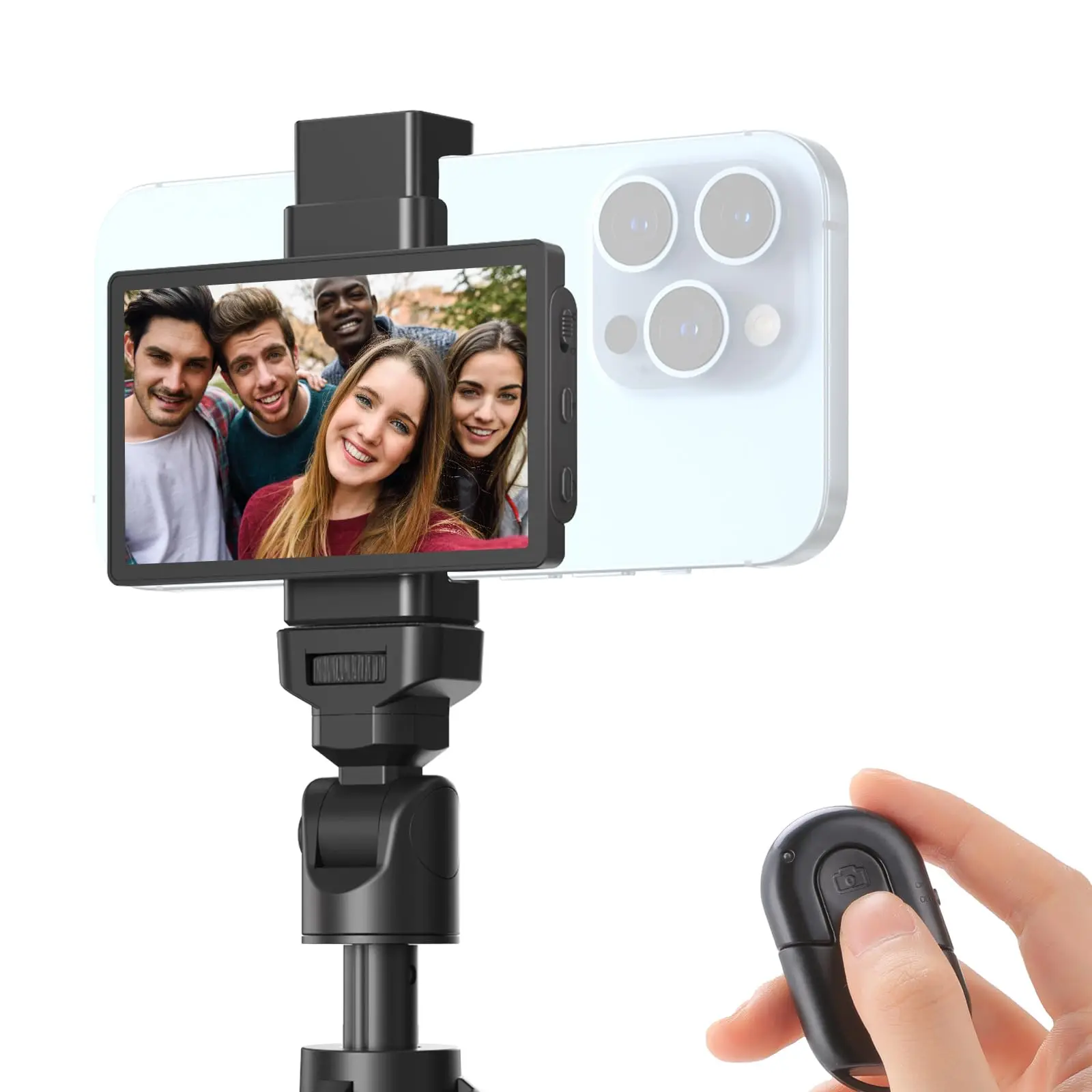 Kingma Vlog Selfie Phone Monitor Screen, Phone Rear Camera Selfie for Selfie, Vlog, TikTok, Live Stream viltrox monitor Viltrox