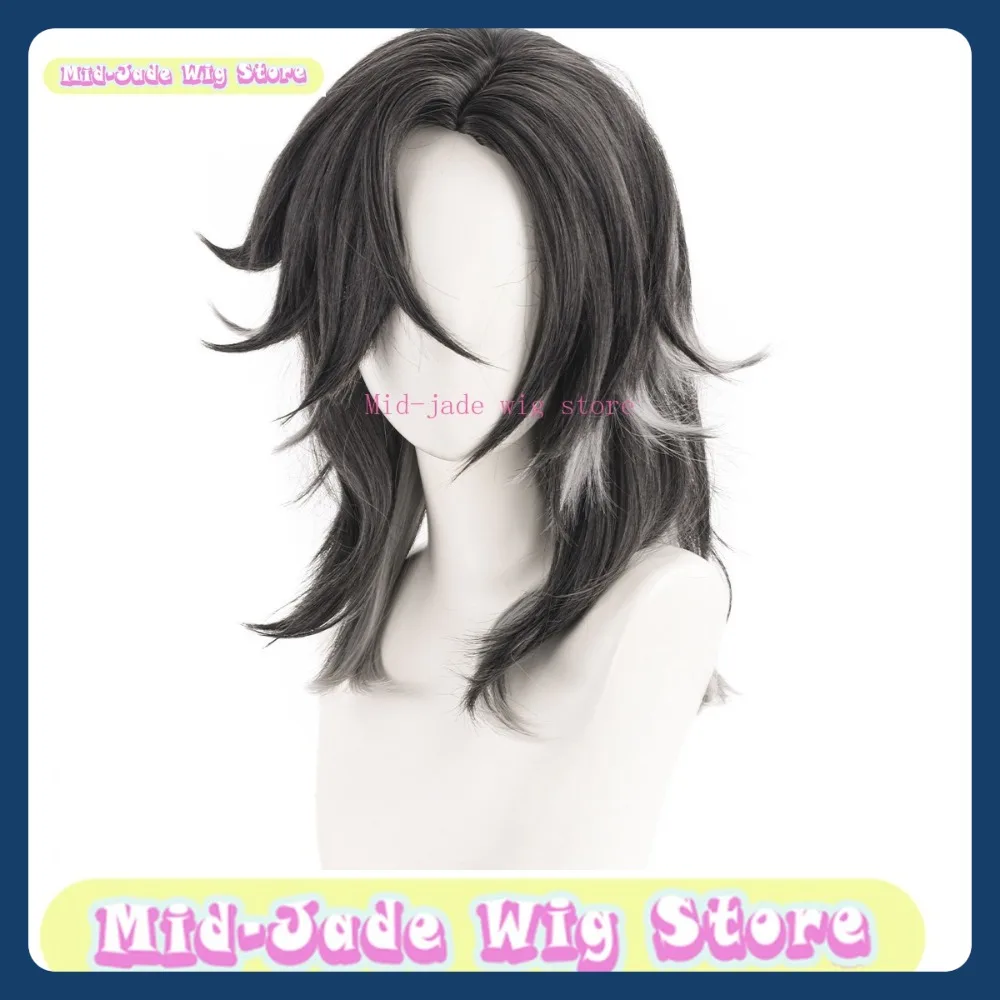 Mid-jade Pruik Winkel Identiteit V De Weeper Cosplay Pruik Anime Games Kostuums Rekwisieten Rollenspel Pruiken