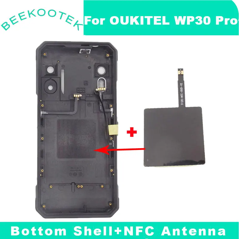 

Новый оригинальный чехол для батареи OUKITEL WP30 Pro, задняя крышка, корпус, оболочка с наклейкой, антенна для телефона OUKITEL WP30 Pro