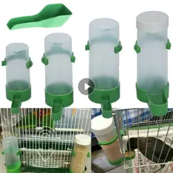 Pet Bird Drinker Feeder Food Spoon Bird Supplies Parrot Parakeet Automatic Water Cups Bottle Drinker Feeder Pet Bird Accessories