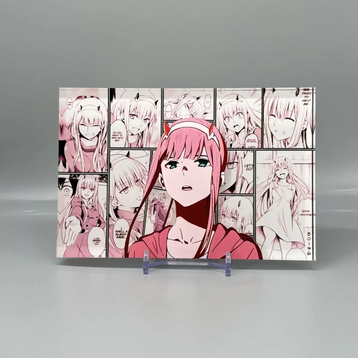 DARLING in The FRANXX Zero Two Ichigo Hiro Acrylic Stand Peripheral  Anime Customized High Transparency Acrylic Bricks