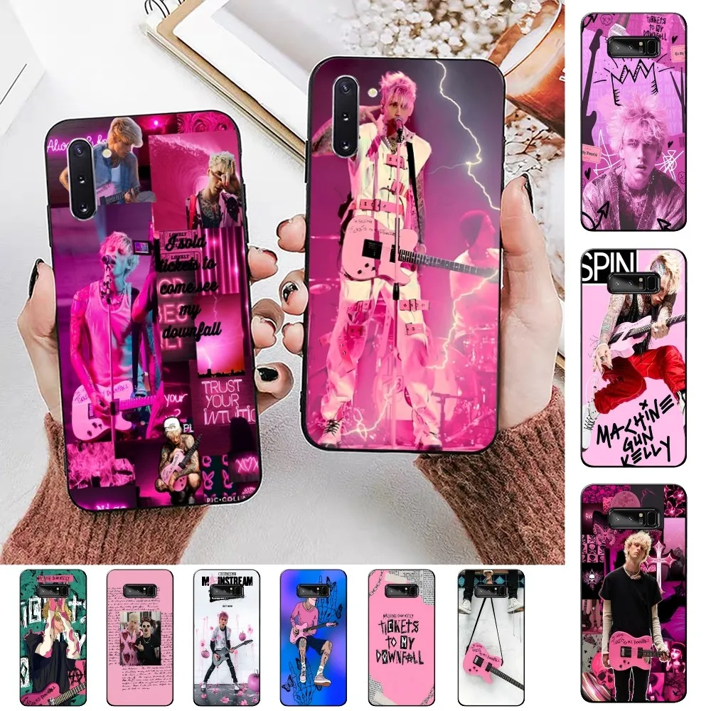 M-Machine G-Gun Pink K-Kelly Cool Phone Case For Samsung Note 8 9 10 20 Pro Plus Lite M 10 11 20 30 21 31 51 A 21 22 42 02 03