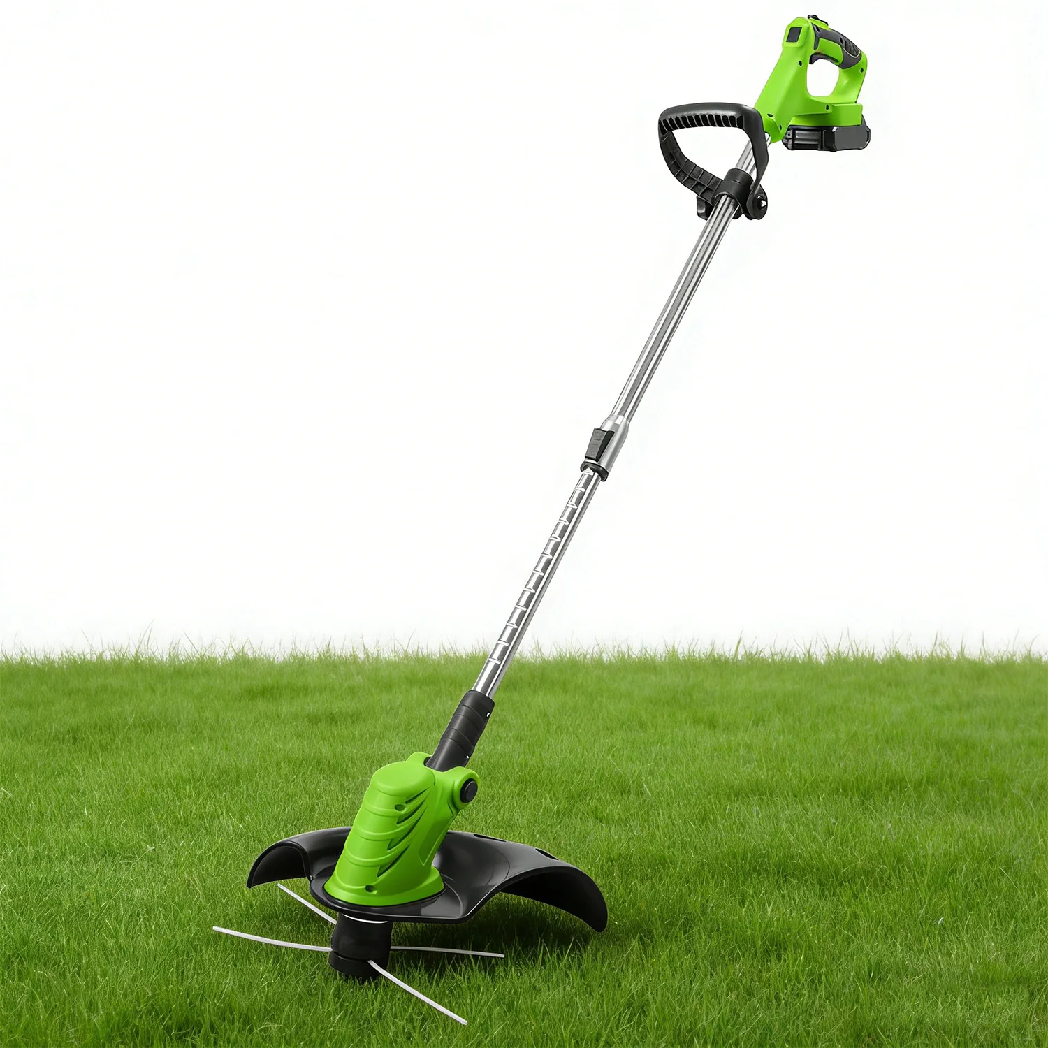 VERTAK 20V Li-ion Battery Grass Trimmer Telescopic Handle Cordless Power Trimmer Grass Cutting Machine