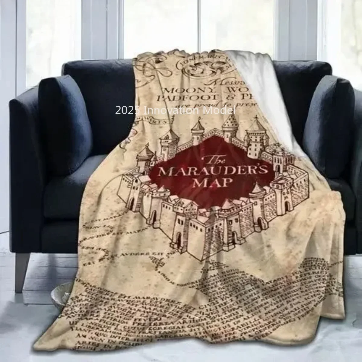 Extra Soft I Like Exercise Marauders Map Throw Blankets Sherpa Flannel Travel Blanket Throw Wearable Blankets Large
