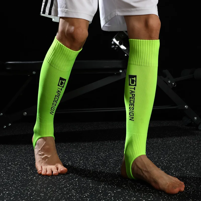 long-style Soccer Football Shin Guard Teens Socks Pads Professional Shields Legging Shinguards Sleeves Protective Gear