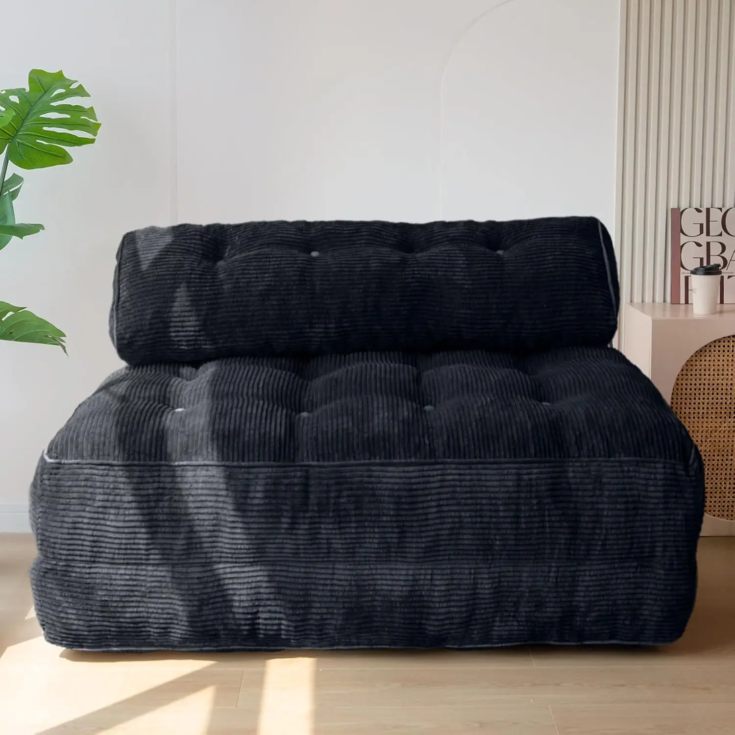 

Folding Sofa Bed, Convertible Sleeper Chair with Pillow Foldable Matress with Back Support, Portable Fold Out Chair