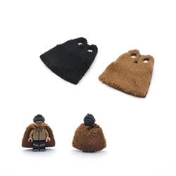 10PCS Brick Minifigure Cape Officer Plush Jacket, Figure Dress Up Toy, DIY Assembly Kit, Compatible with Classic Brands